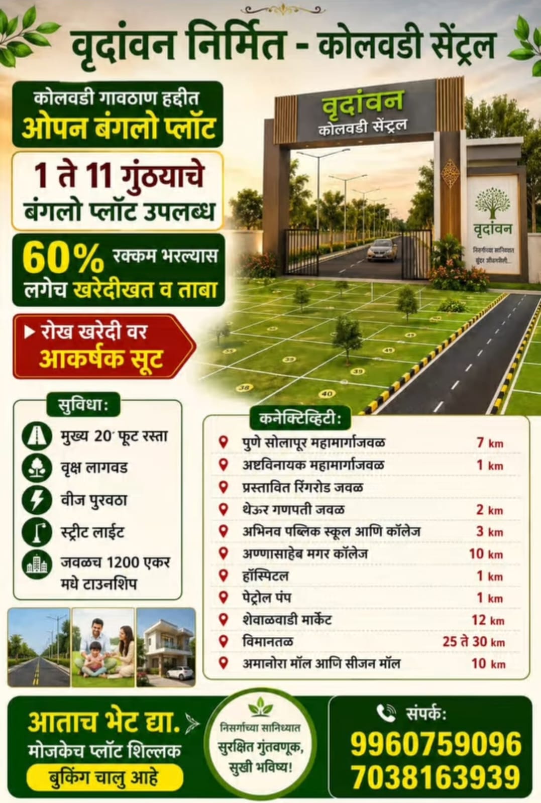 Vrundavan Central Kolwadi